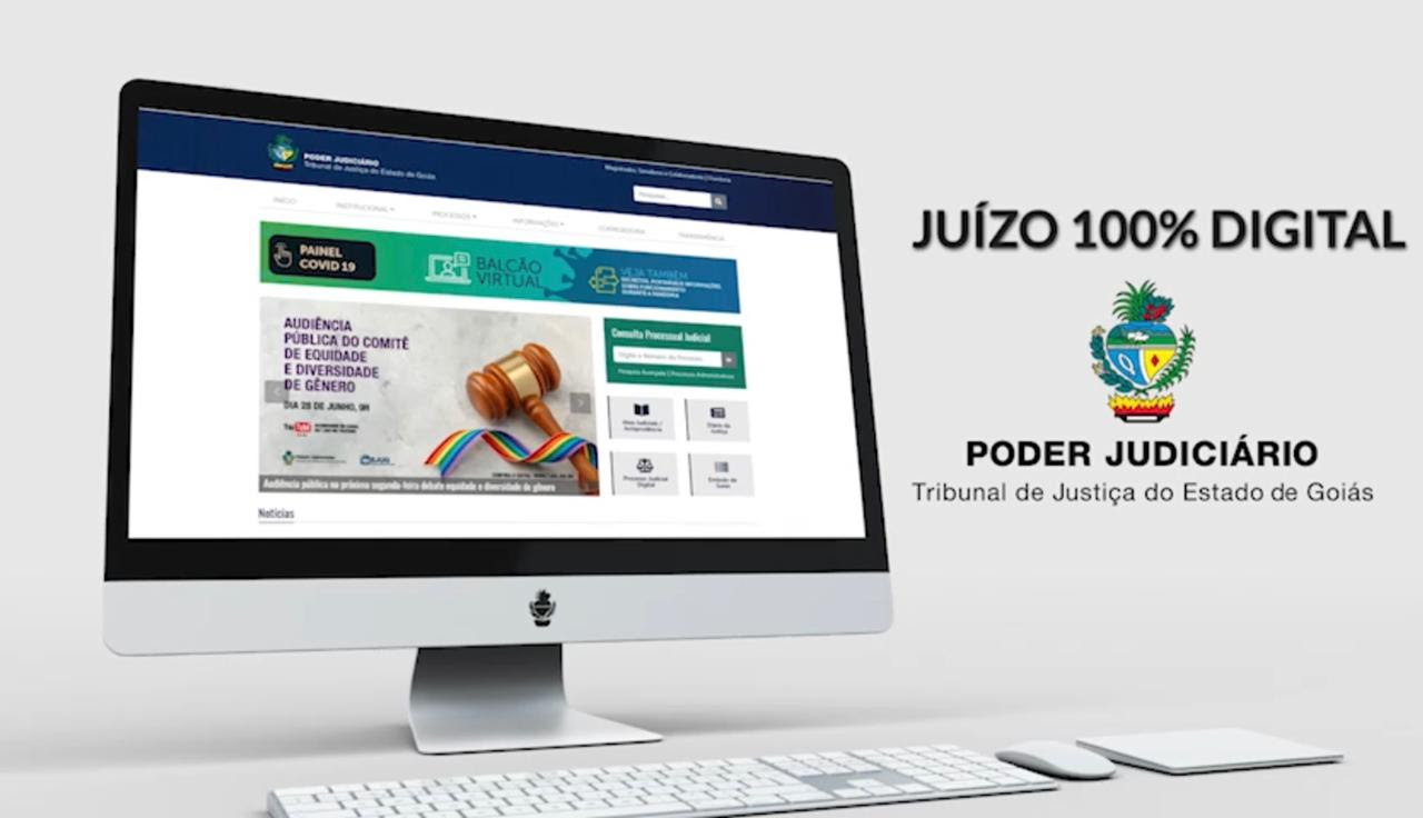 TJGO apresenta vídeo de divulgação do 100 Digital e firma parceria