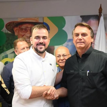 Gustavo Mendanha e deputados goianos se reúnem com Bolsonaro