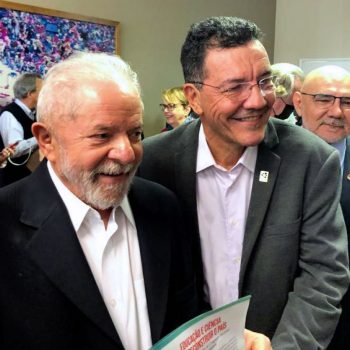 Edward Madureira e reitora da UFG participam de evento com Lula  