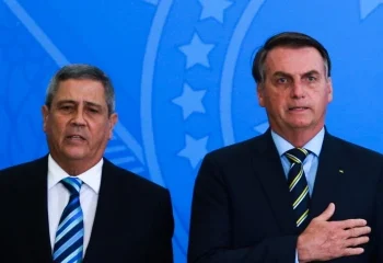 “Pretendo anunciar nos próximos dias o general Braga Netto como vice”, diz Bolsonaro 
