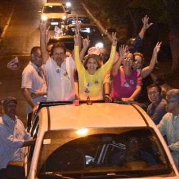 Carretas de Valéria Perillo angariam apoios de prefeitos e população 